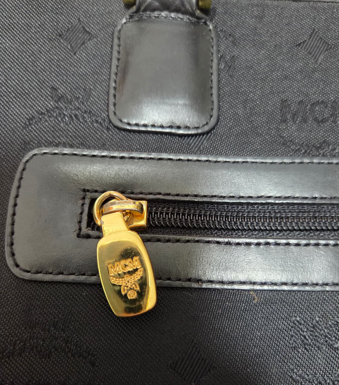 Mcm 블랙 토트백 상품이미지4