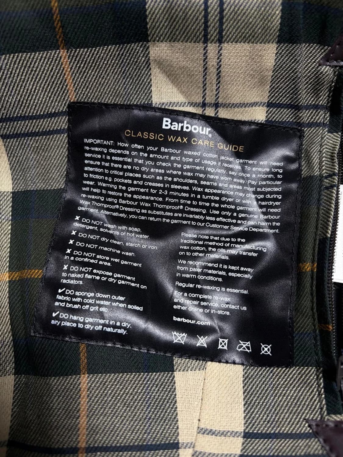 바버 barbour 비데일 왁스 코튼 자켓 R1630 상품이미지6