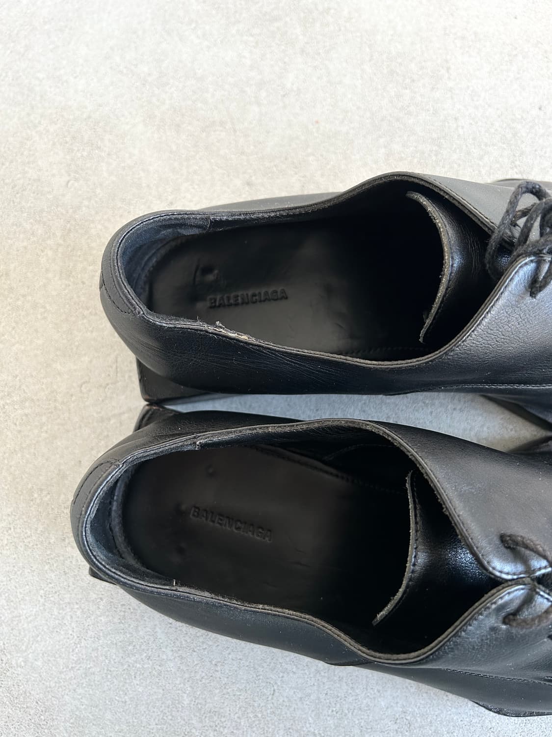 발렌시아가 19AW 스퀘어토 블록 림 더비슈즈 상품이미지5