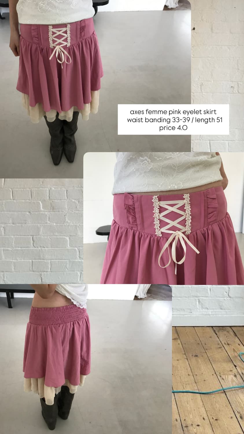 axes femme pink skirt 상품이미지6