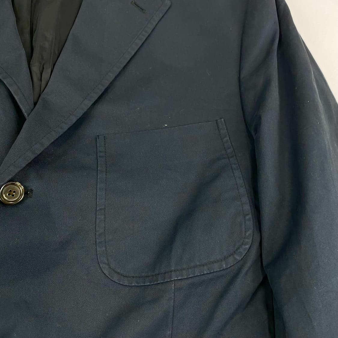 폴로 네이비 코튼 블레이저 자켓 (100) 상품이미지4