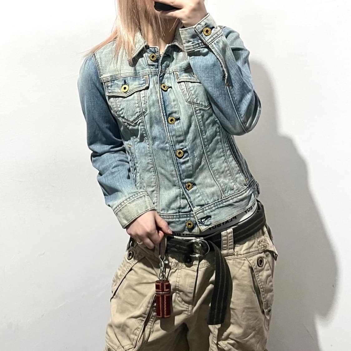 폴로진스 워싱 데님자켓 상품이미지1