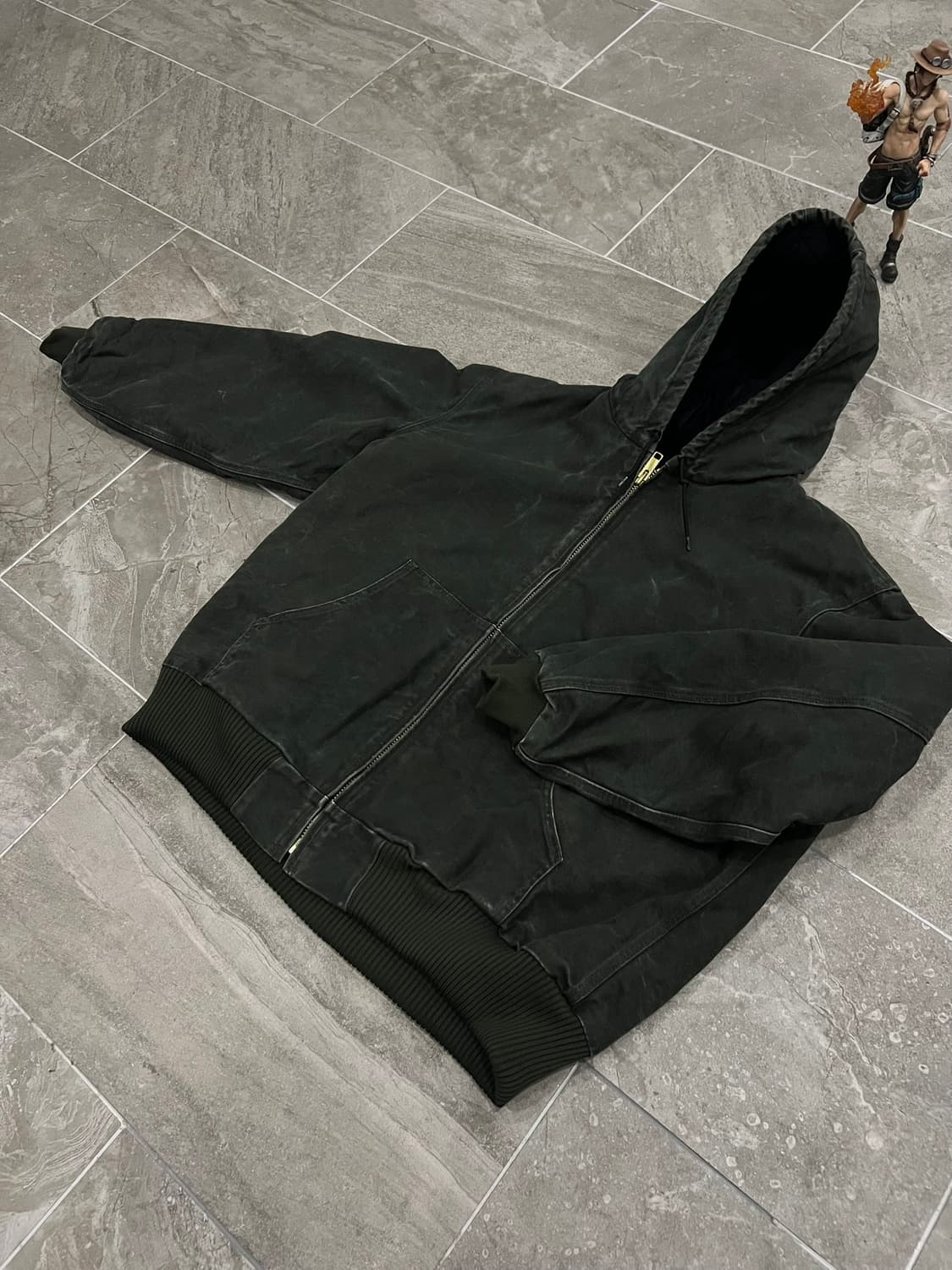 (XL) 칼하트 후드 덕 액티브 자켓 J130 MOS 모스그린 상품이미지8
