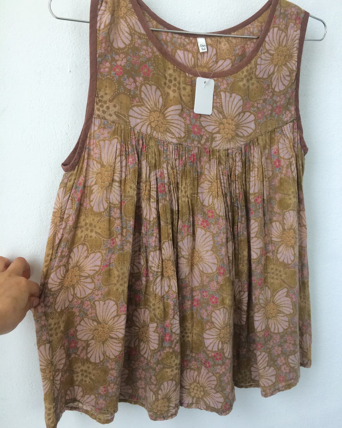 Flower pattern sleeveless 상품이미지4