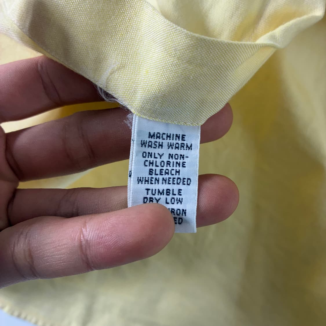 Polo  폴로 랄프로렌 자수 코튼 옐로우 옥스퍼드 셔츠  상품이미지5