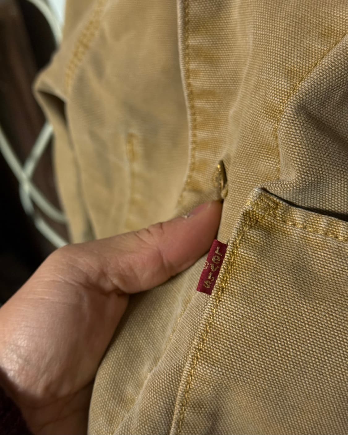 리바이스 가먼트다잉 초어 자켓 L 상품이미지4