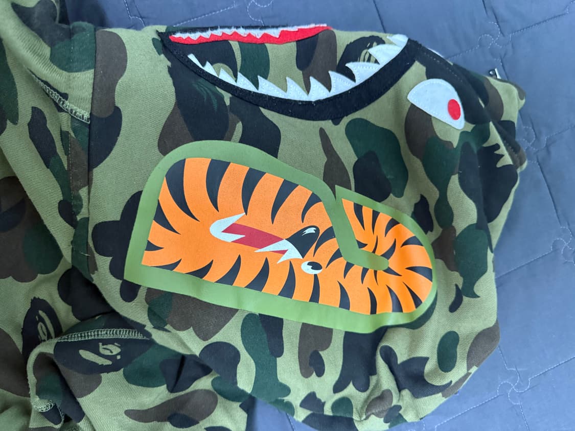 베이프 더블샤크 후드집업 M 상품이미지3