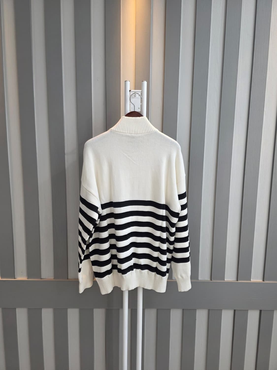 반집업 단가라 봄 니트 상품이미지4