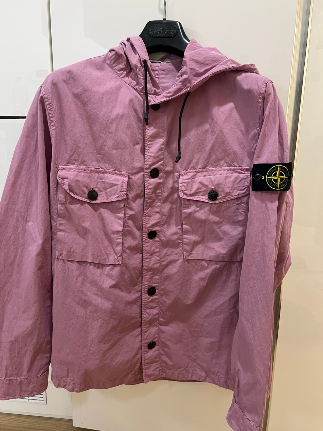 스톤아일랜드 핑크 후드자켓 L 상품이미지1