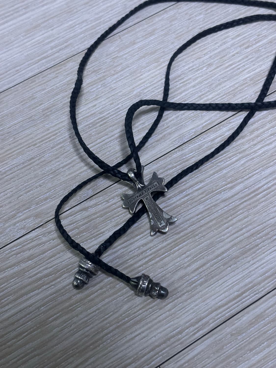 크롬하츠 참 레더 크로스 목걸이 상품이미지5