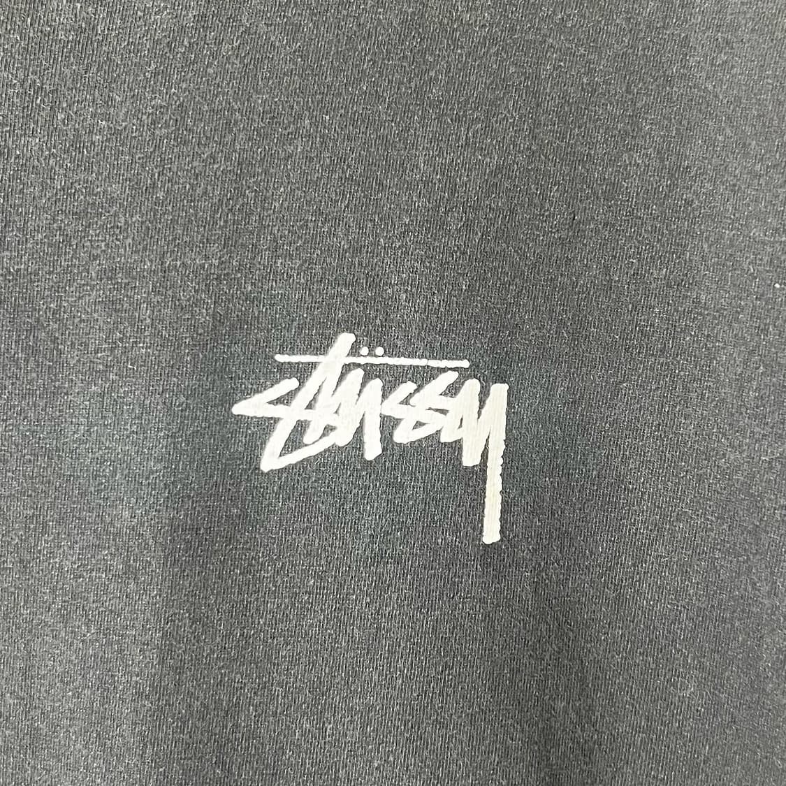 스투시 블랙 백프린팅 하프 티셔츠 상품이미지6