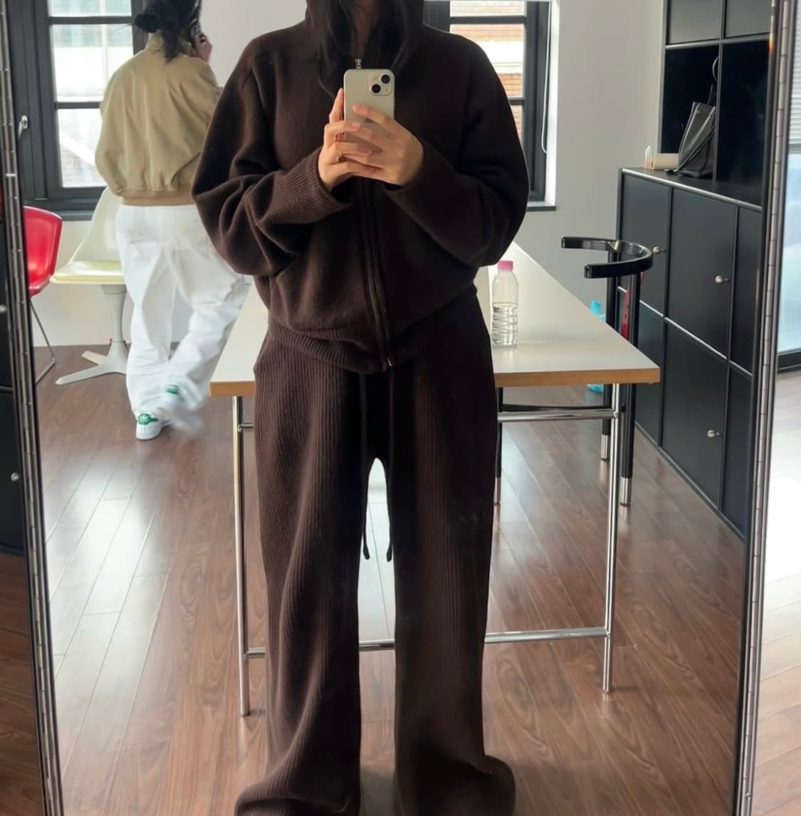 ERA 이알에이 캐시미어 니트 셋업(후드집업 + 팬츠) 상품이미지6