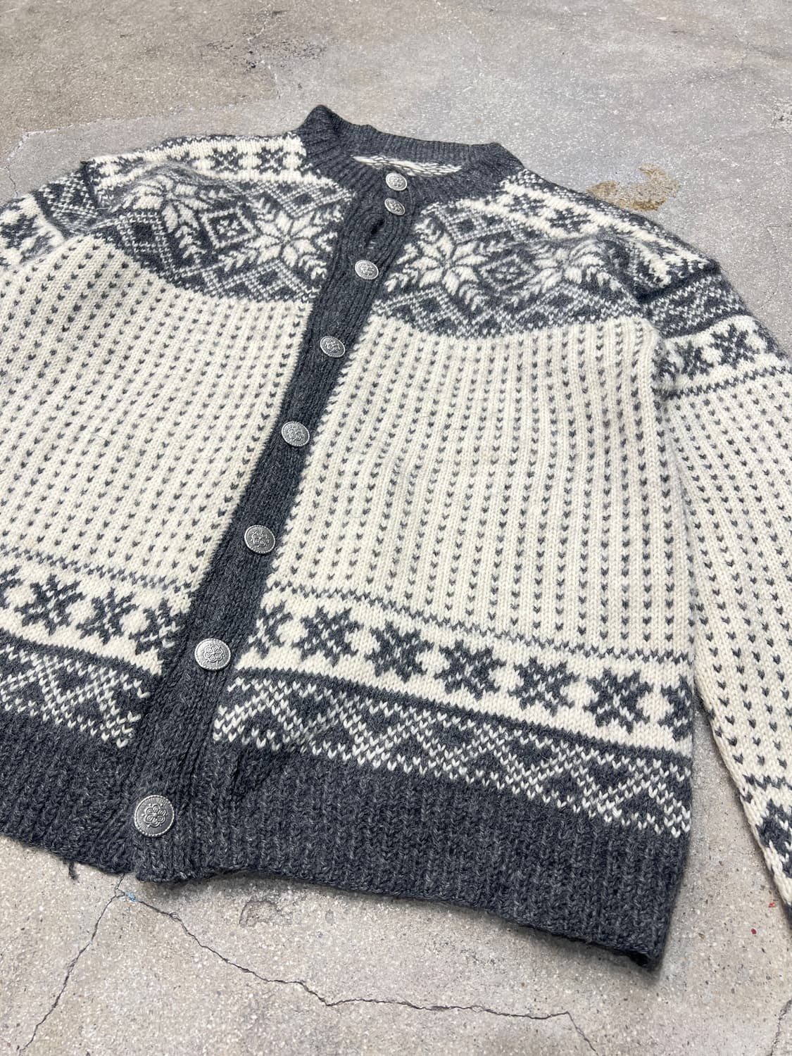 60‘s 노르딕 니트 가디건  상품이미지3