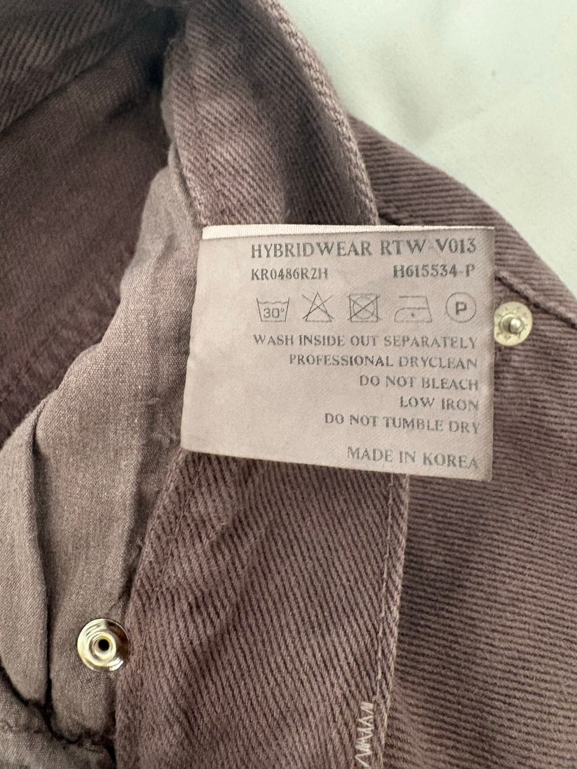 애프터 프레이 그레이프 데님 팬츠 L 상품이미지5