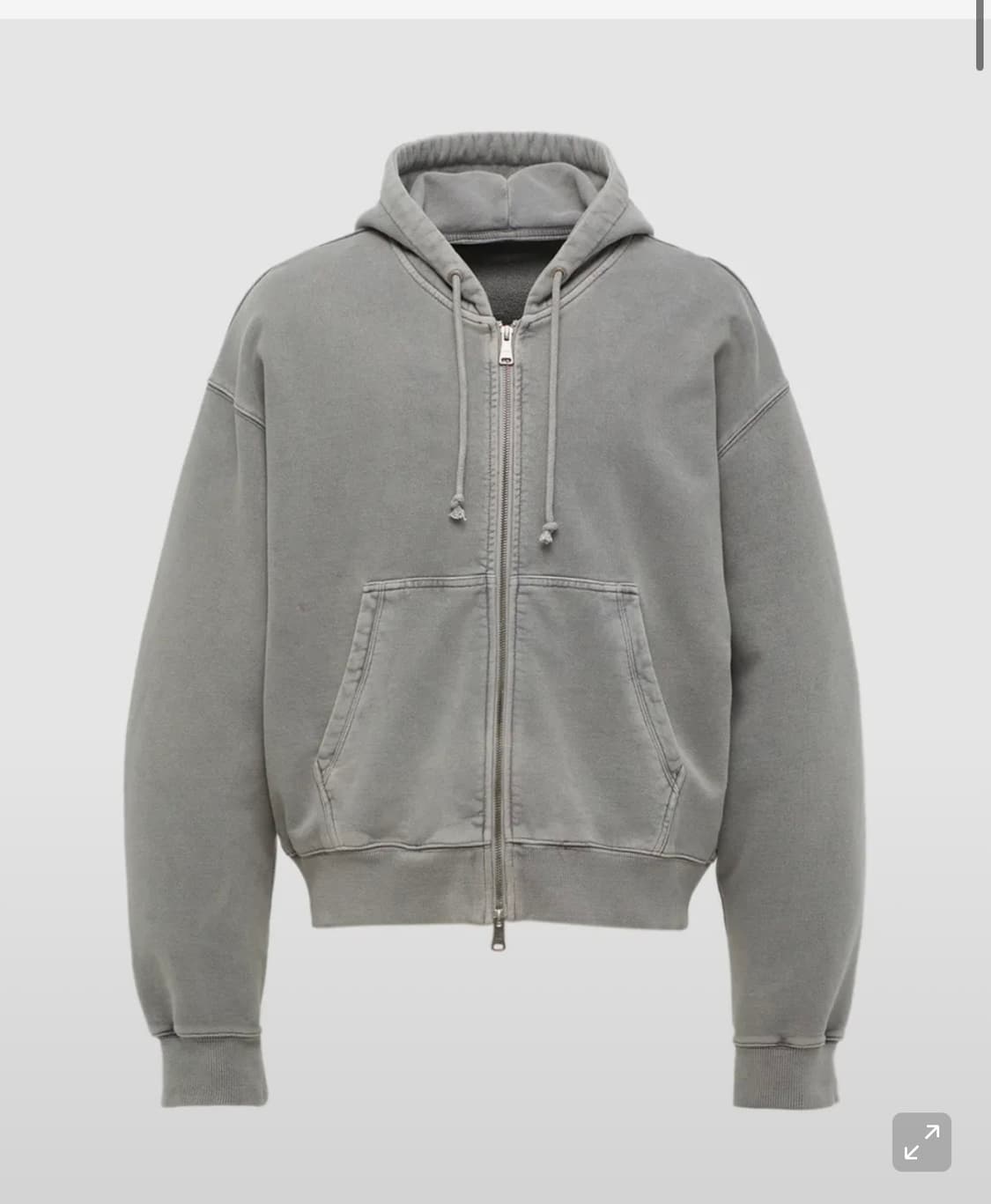 쿠어 가먼트 다잉 에센셜 후드 집업 상품이미지1