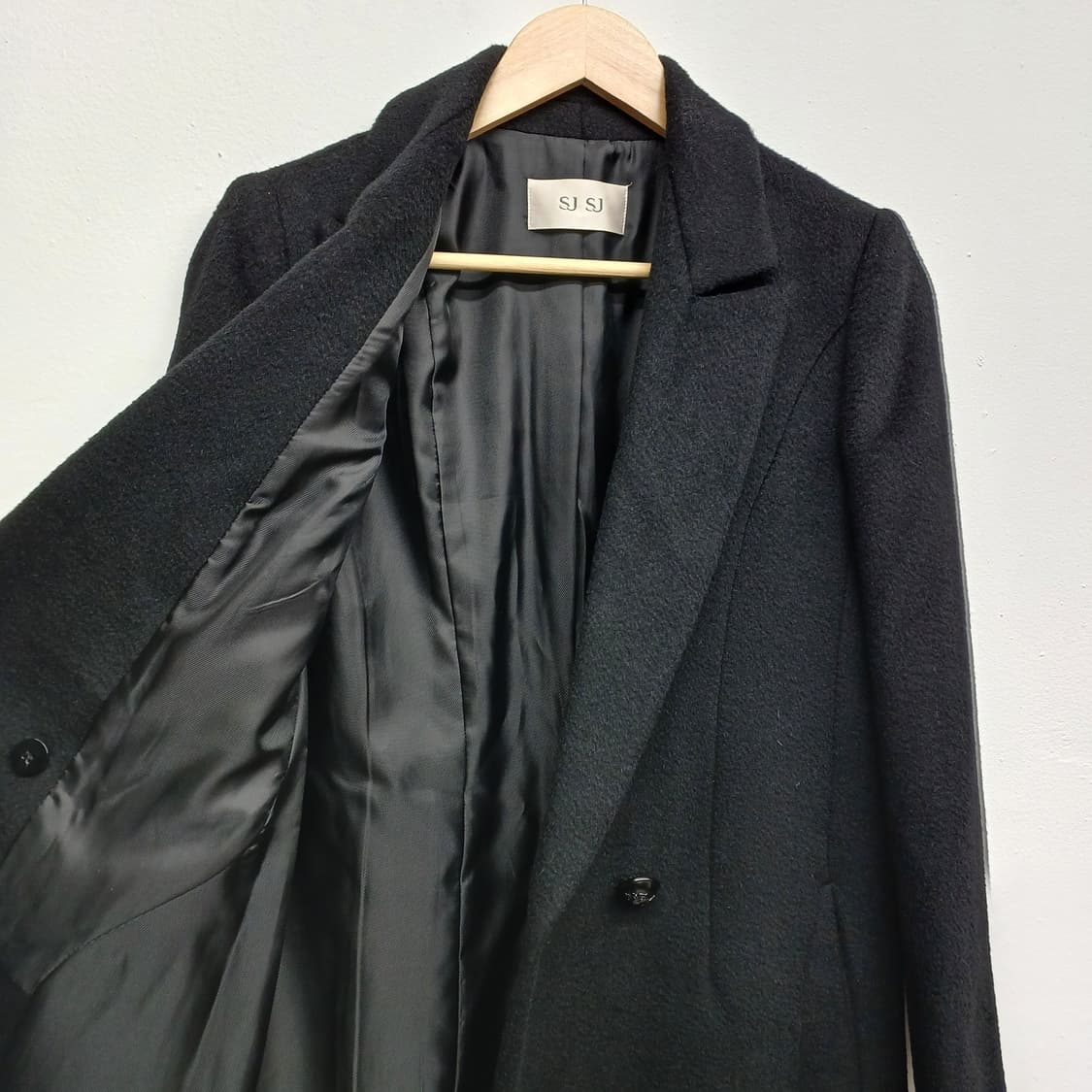 SJSJ 클래식 블랙 싱글 코트 F
 상품이미지3
