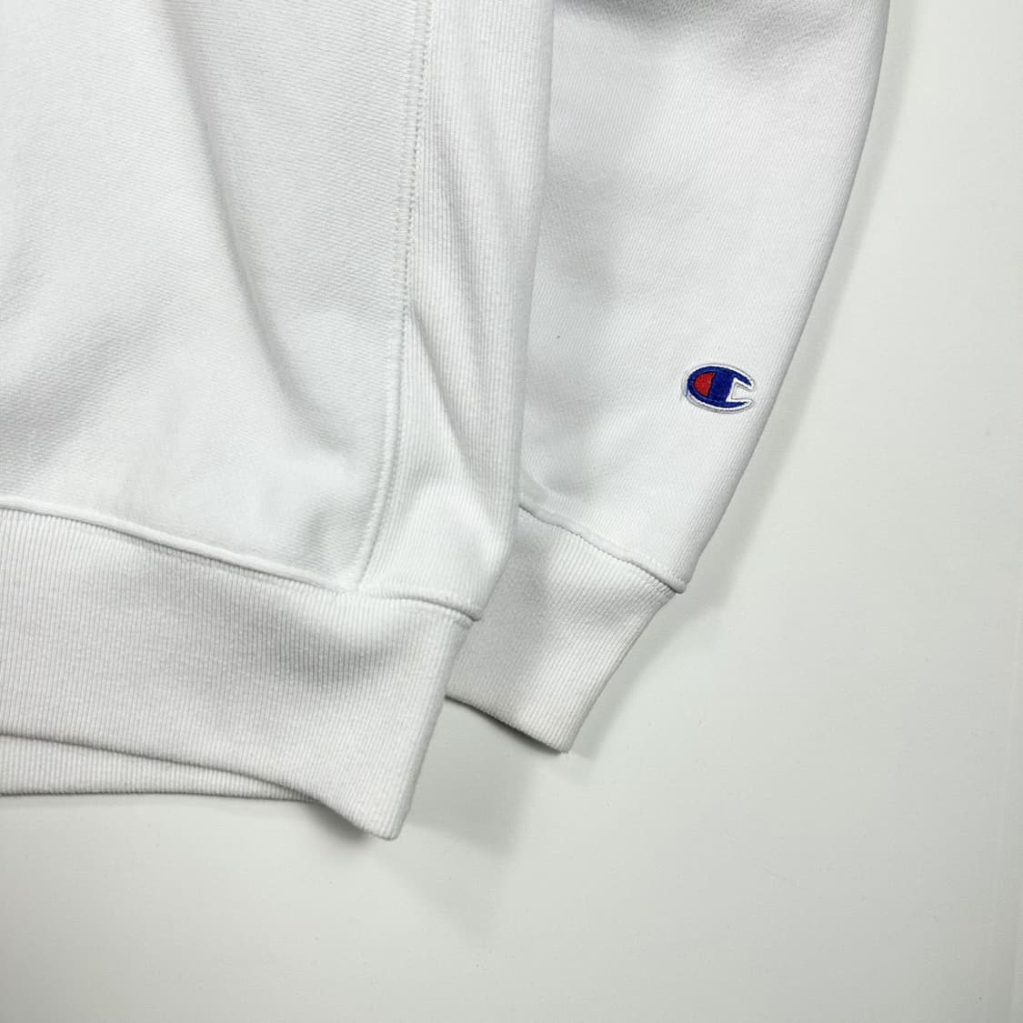 챔피온 리버스위브 백로고 화이트 후드티 (3XL) 상품이미지5
