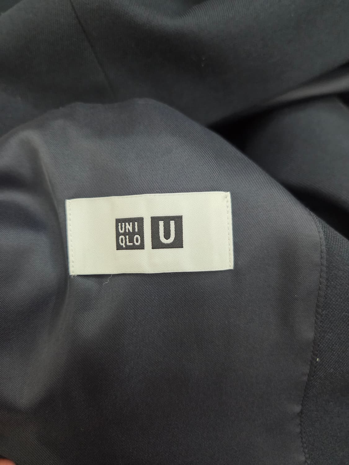 (새상품)20FW 유니클로U 르메르 테일러드 블레이저 다크네이비 L 상품이미지3