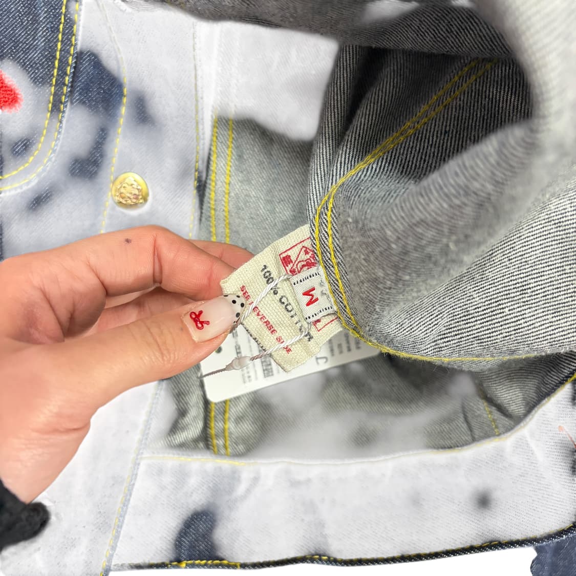 에비수 재팬 포켓 다이콕 데님 자켓 상품이미지4