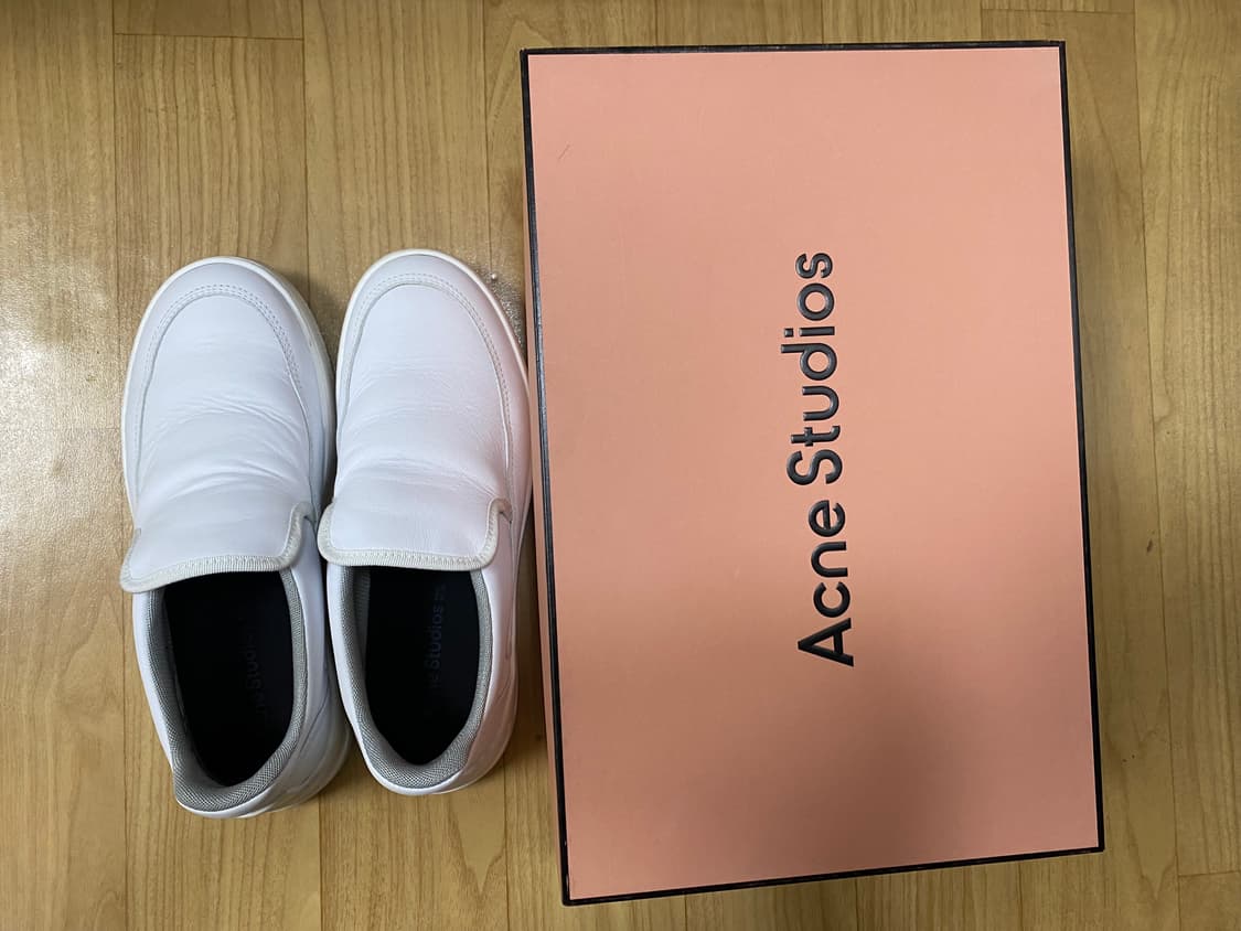 아크네 스튜디오 Bennie M 화이트 스니커즈 250(거의 새거) 상품이미지2