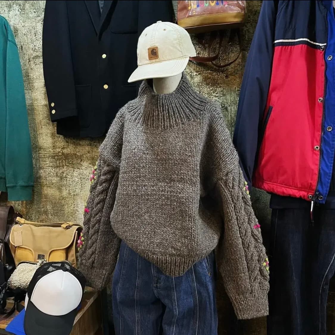 빈티지 헤비울 스웨터 상품이미지1