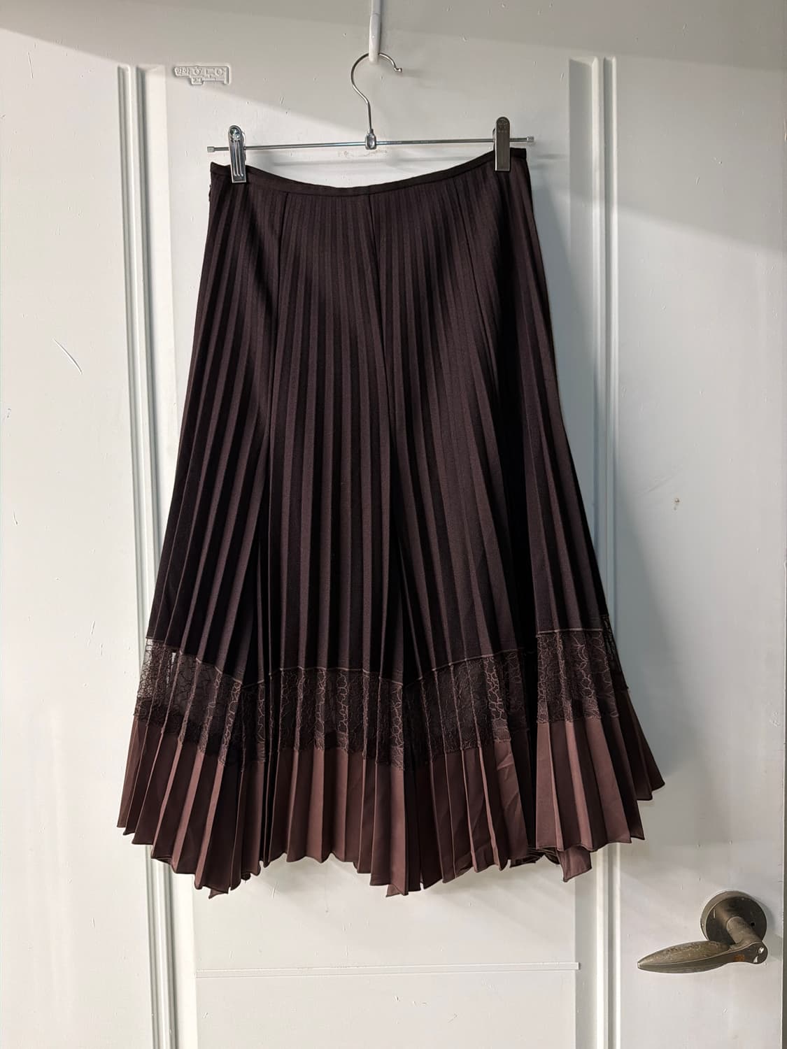 일본빈티지 울 레이스 주름스커트  상품이미지9