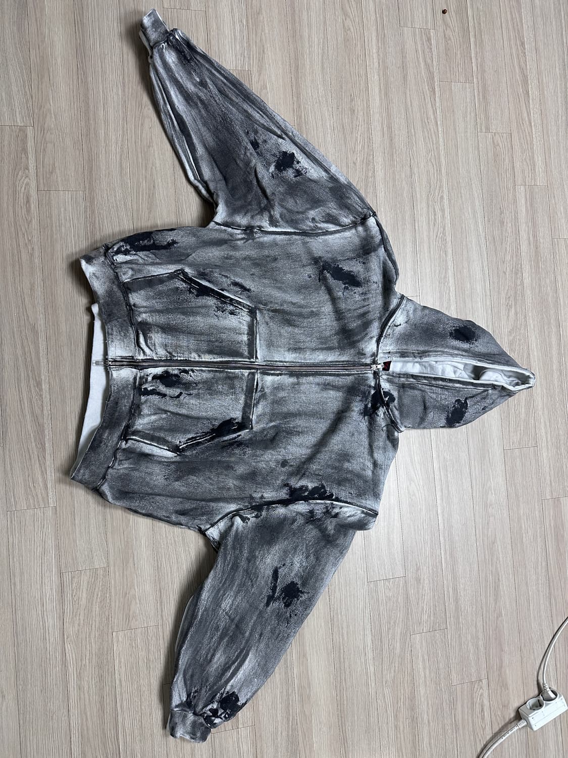 아워파스 074 Dirty Zip Hoodie 상품이미지2