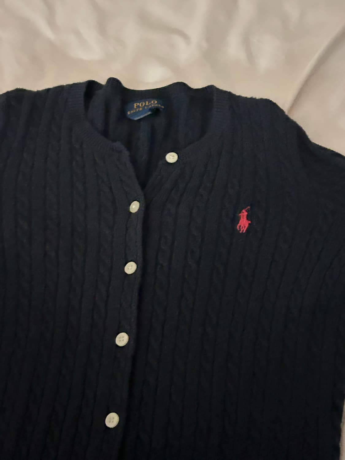 폴로가디건 네이비+빨강포니!! 상품이미지2