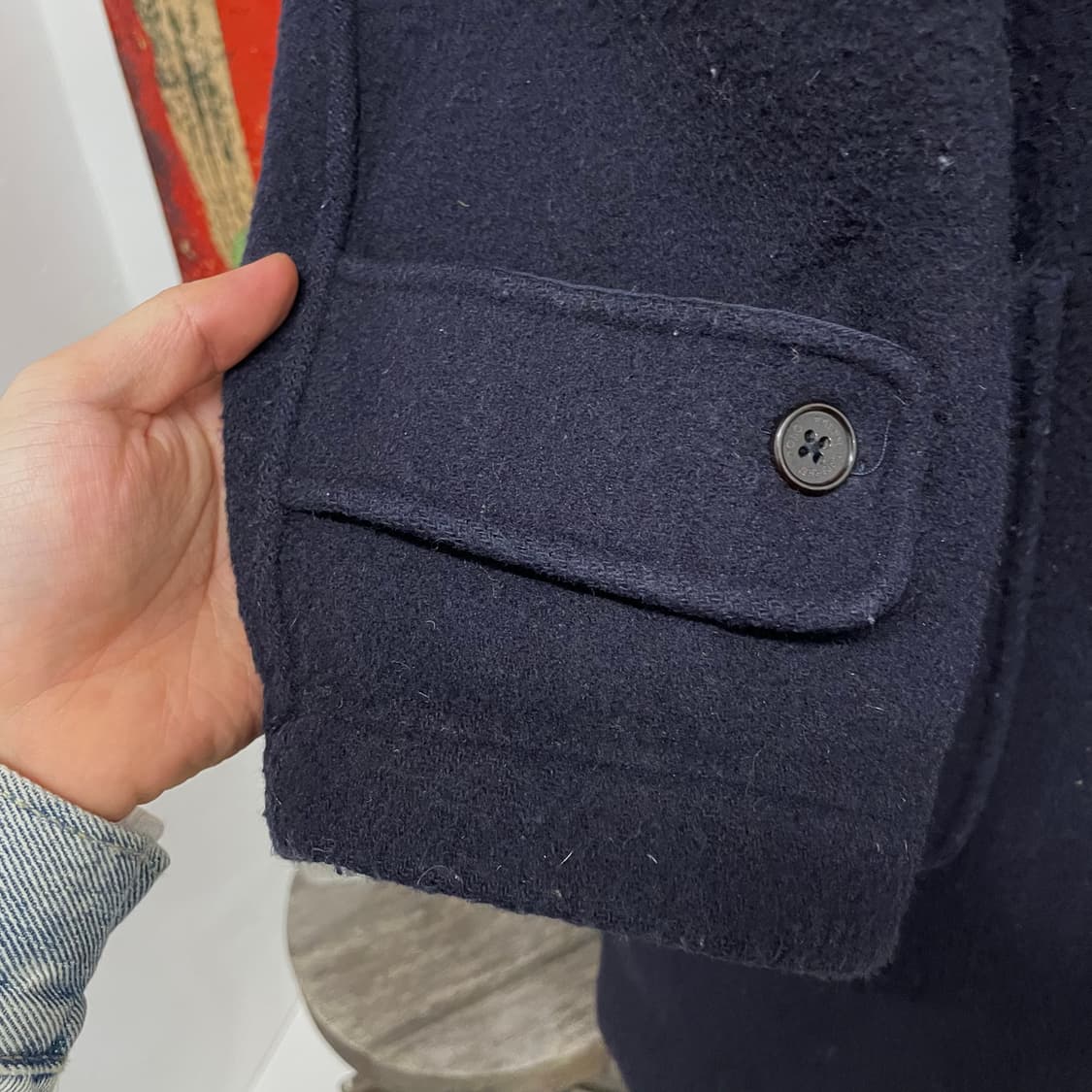 90s 폴로 랄프로렌 더플 코트 빈티지 떡볶이 코트 컨트리 상품이미지6