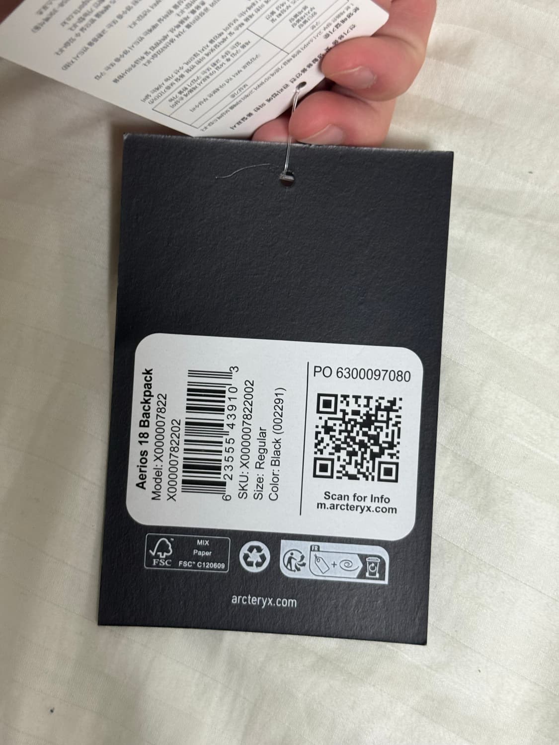 아크테릭스 에어리어스 18 백팩 상품이미지3