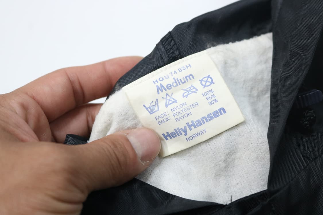 헬리한센 90s 빈티지 빅로고 후드 코치 자켓 (M) 상품이미지9