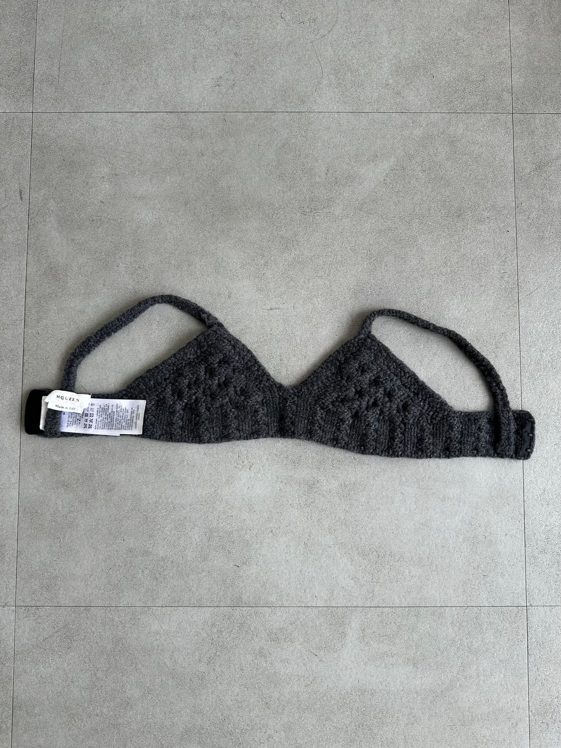 알렉산더 맥퀸 케이블 크롭 니트 탑 상품이미지5