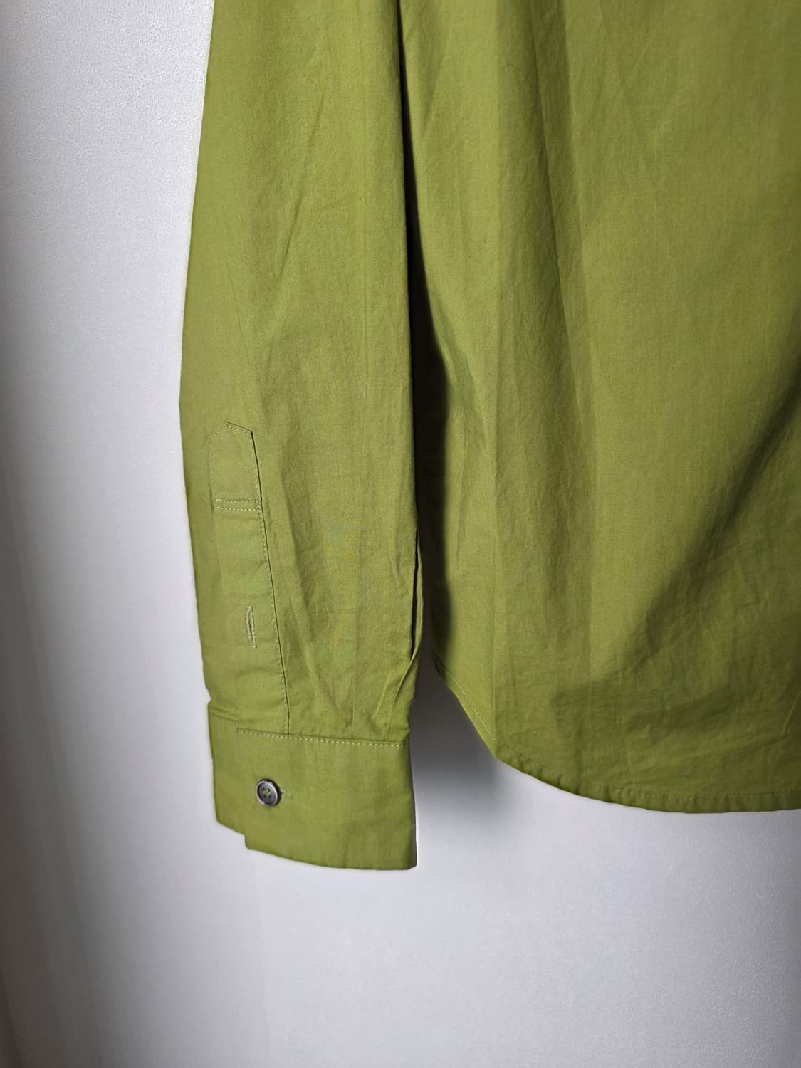 Unknown blue 라운드 카라 셔츠 (말차) 상품이미지2