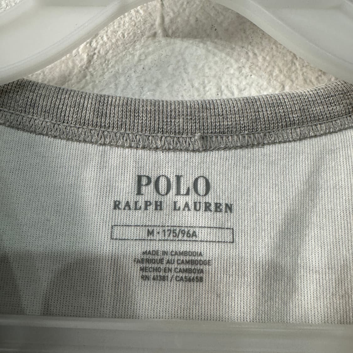 폴로랄프로렌 그레이 맨투맨 M 상품이미지3