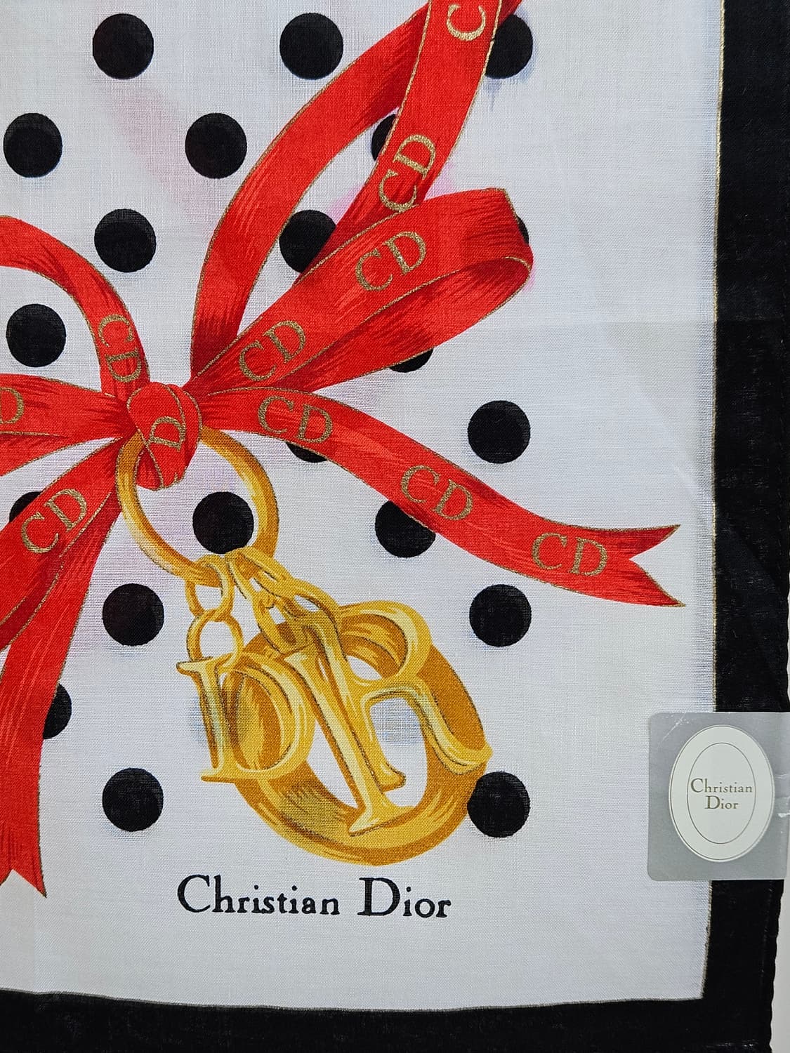 크리스챤 디올 도트 손수건 상품이미지4