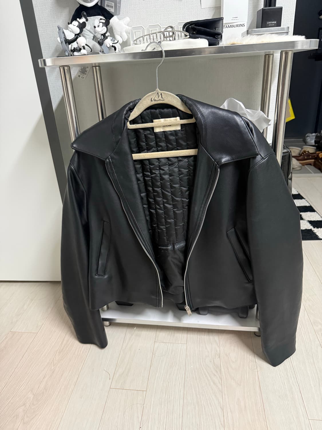 라퍼지우먼 레더자켓 상품이미지1