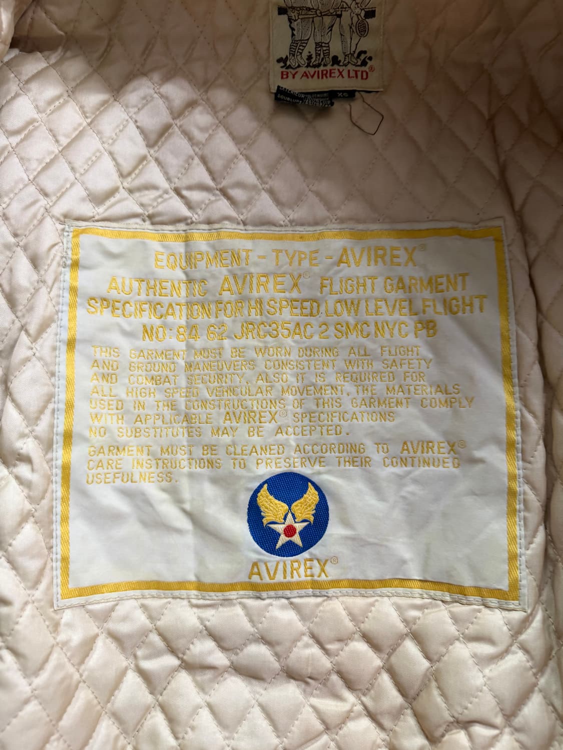 아비렉스 가죽자켓 레드 xs 상품이미지4