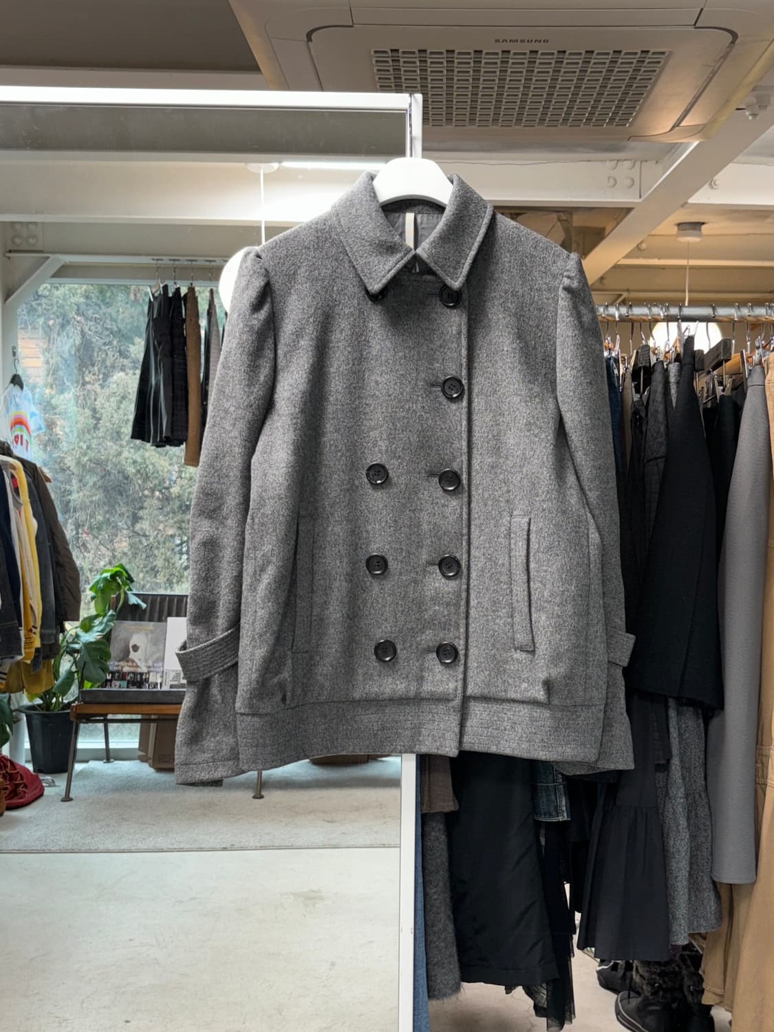 Estnation 더블 브레스티드 울자켓 상품이미지1