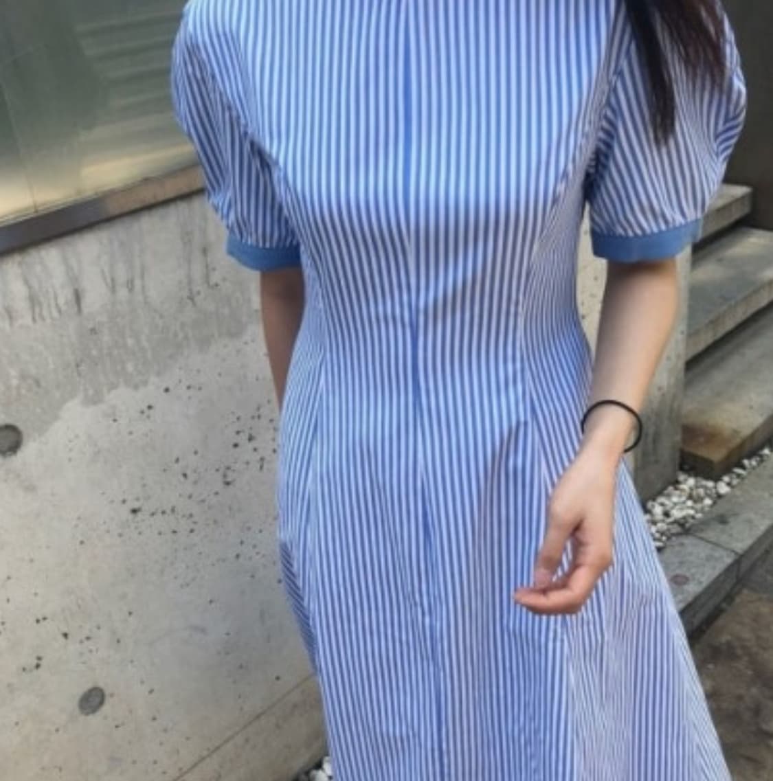 앤유 포지타노 비숍 쇼트 슬리브 드레스 상품이미지2