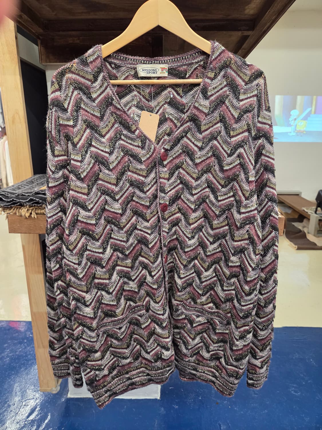 MISSONI 미쏘니 Italy 모헤어 혼방 가디건 상품이미지4