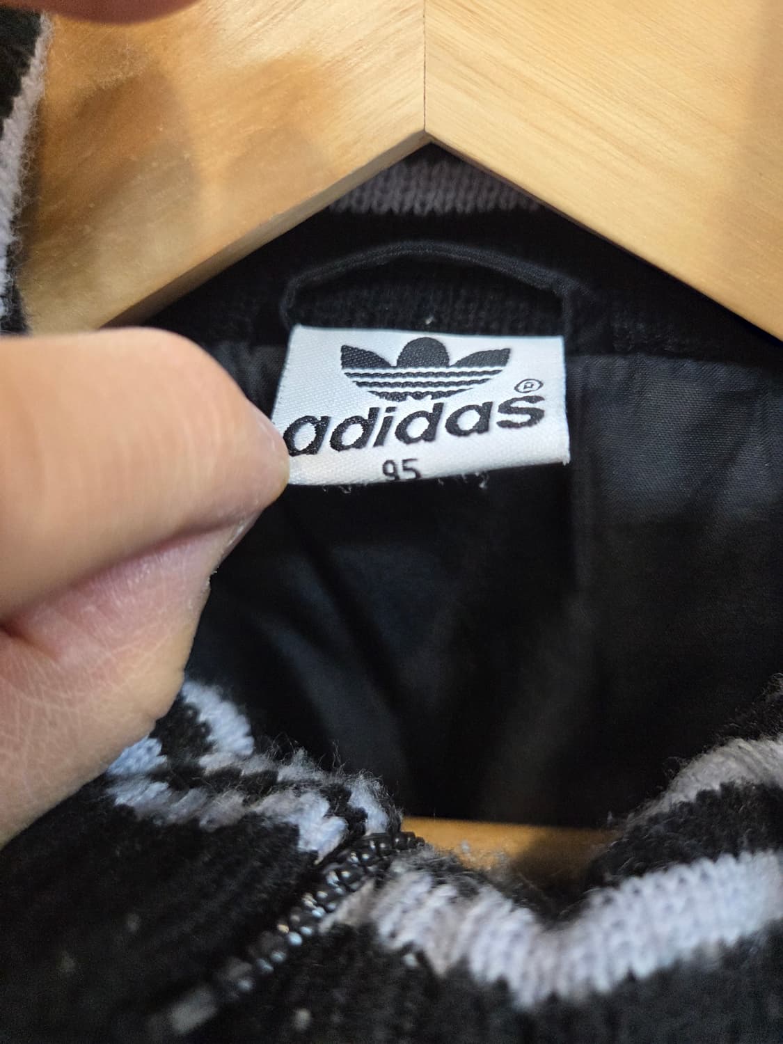 아디다스 올드스쿨 안감플리스 방풍 자켓 95 상품이미지4