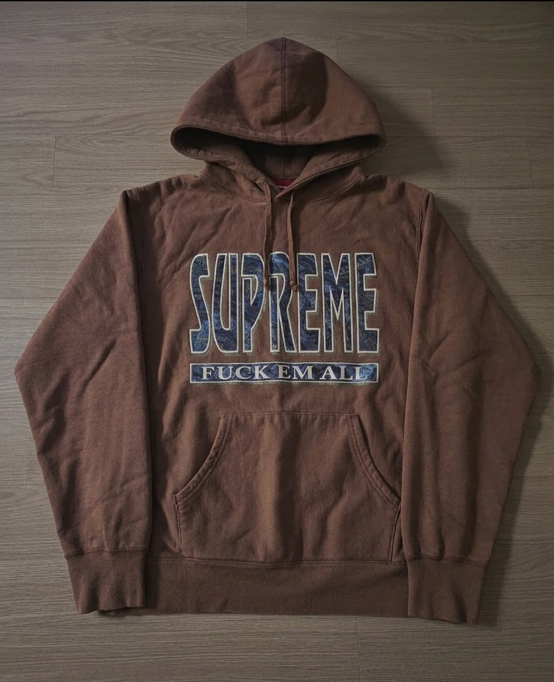 파워정품 슈프림 페이즐리 퍽 엠 올 후드 L 상품이미지1