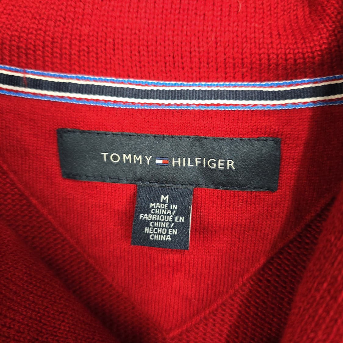 타미힐피거(Tommy Hilfiger) 버튼 숄카라 니트 M 상품이미지6