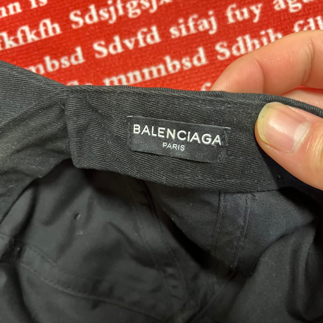 발렌시아가 로고 볼캡 상품이미지4