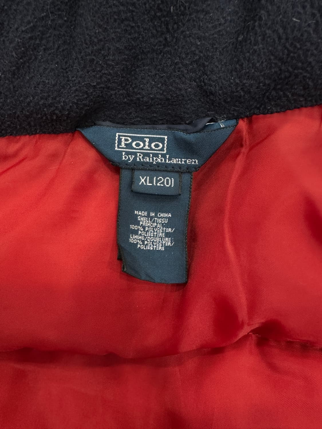 폴로 패딩 네이비 상품이미지4