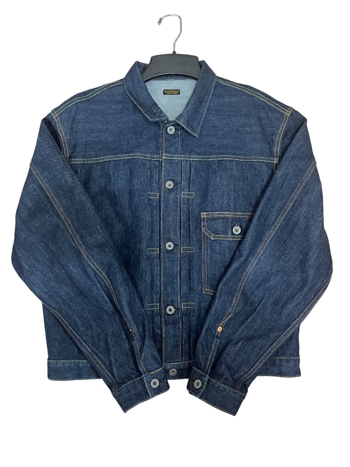 캐피탈 14온즈 데님 1ST 원 워시 자켓 인디고 상품이미지2