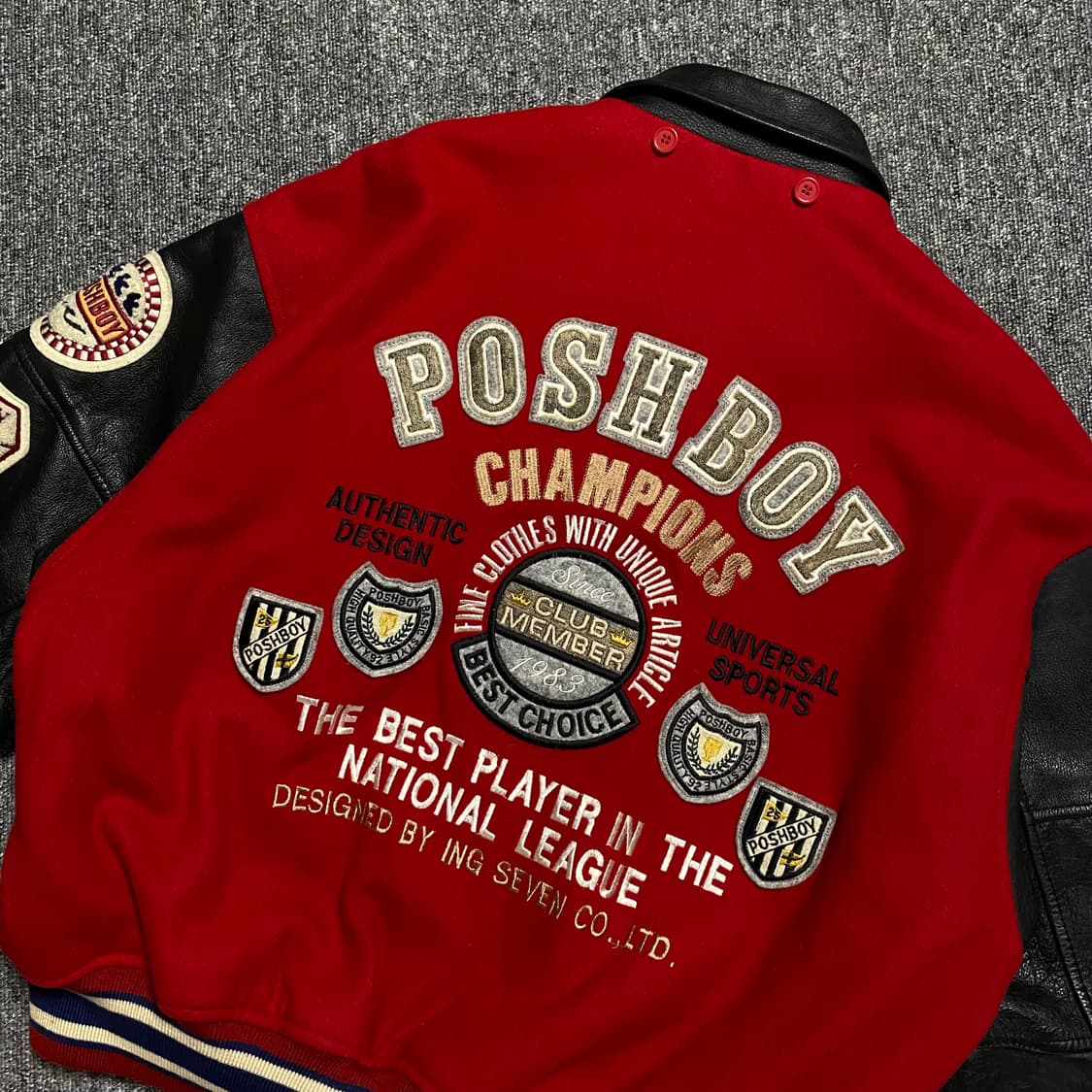 🌊80~90s Poshboy Varsity jacket 상품이미지6
