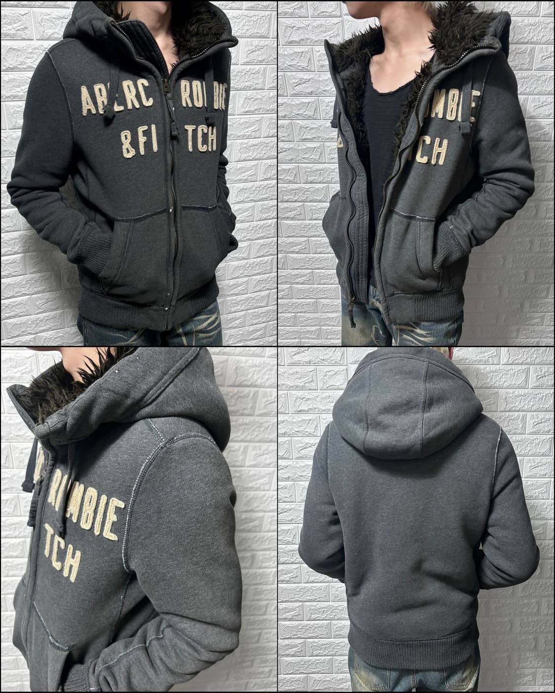 아베크롬비 울프죠 후드집업 상품이미지1