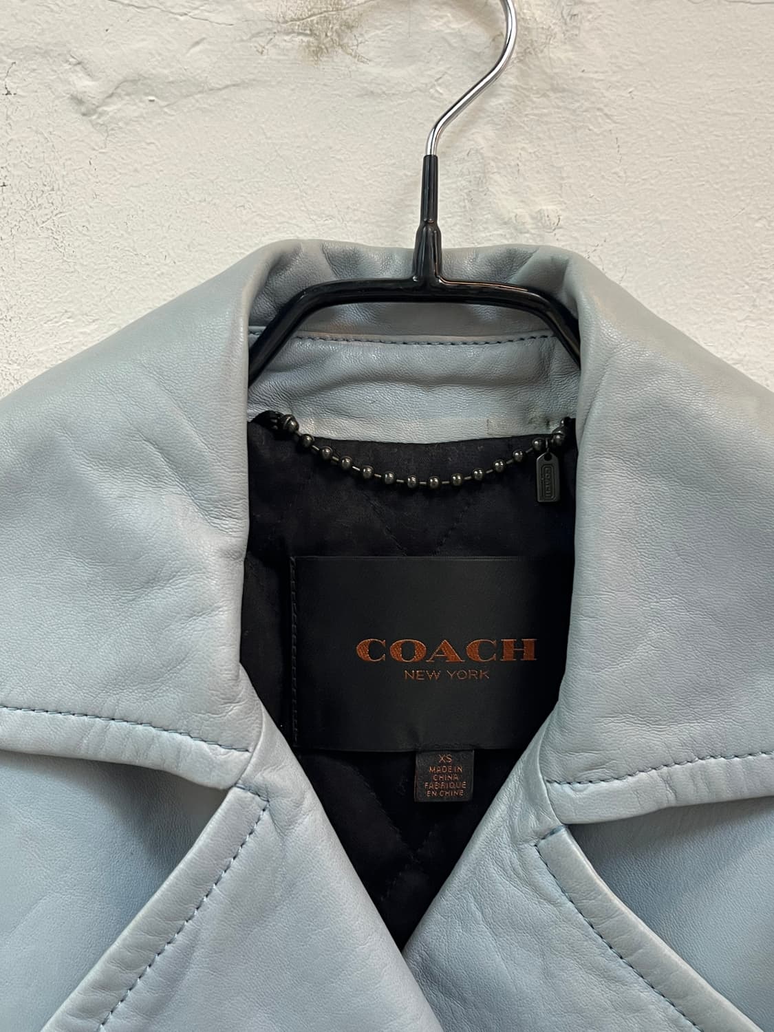 Coach 코치 여성 가죽 자켓 XS 상품이미지2