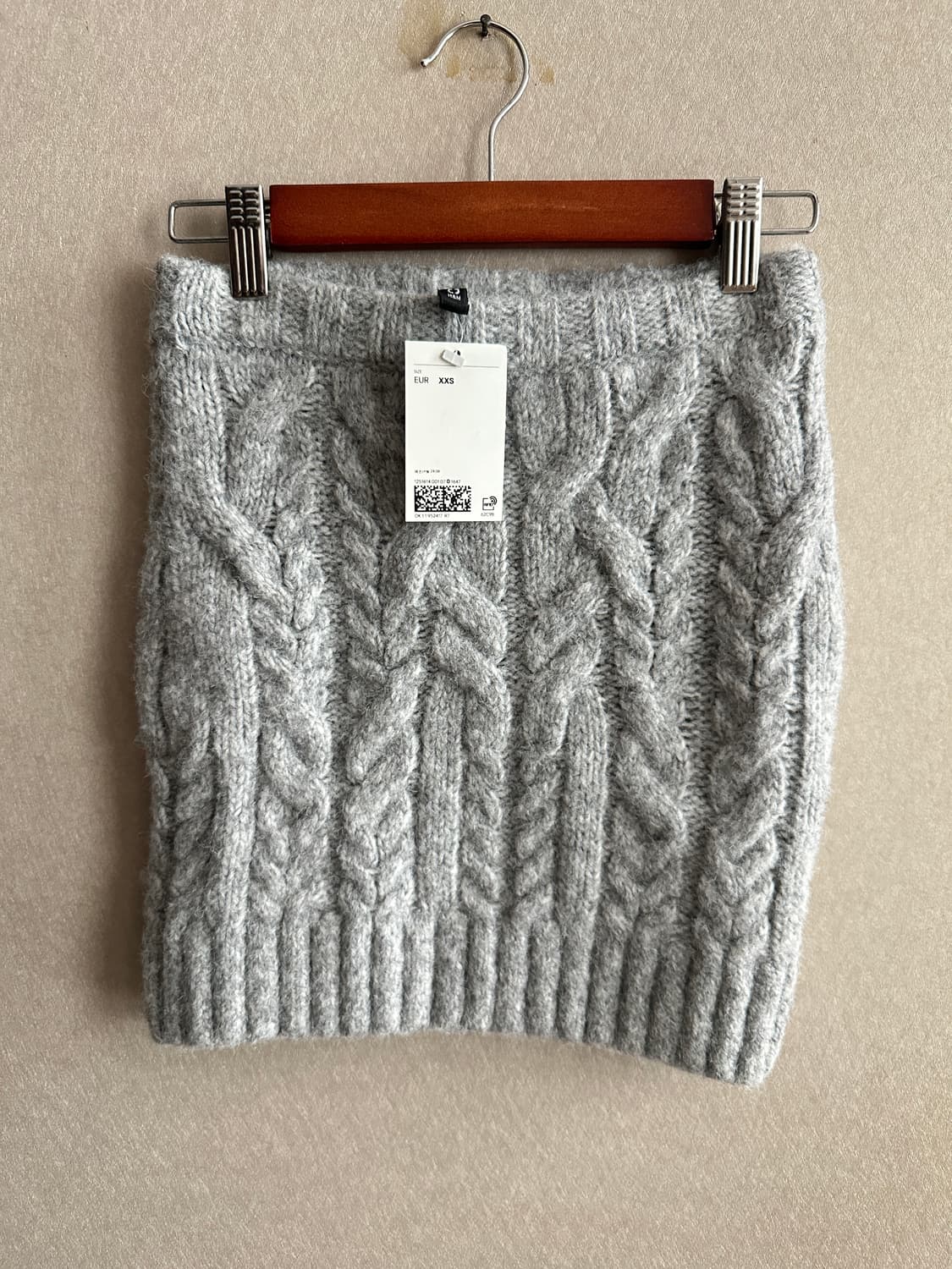 H&M케이블니트XS+스커트XXS세트 상품이미지3
